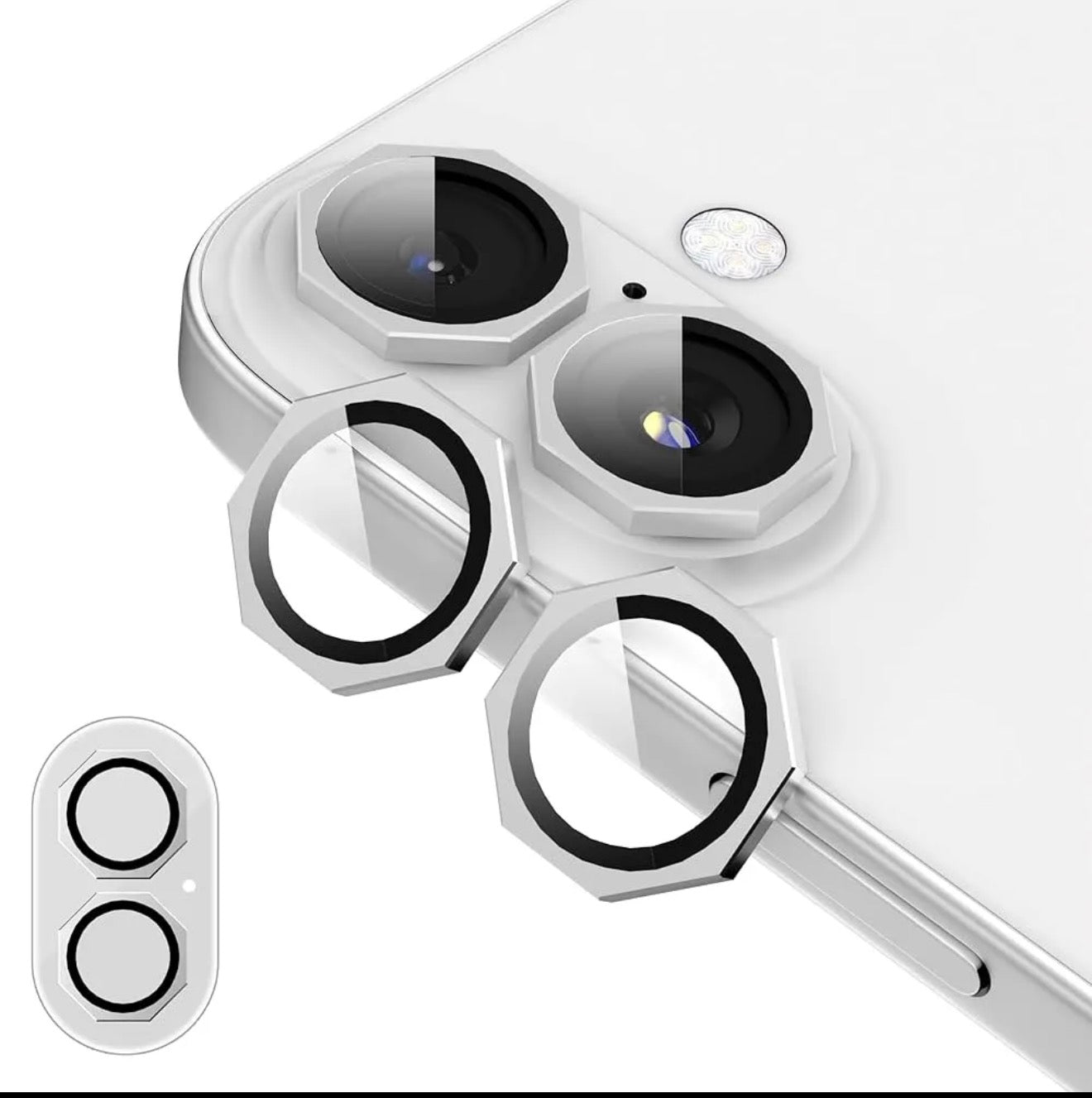Camera Lens Protection Ring Film with Metal Frame Protector—
For apple iPhone mobiles 12 Pro Max, 13 Pro/13 Pro Max, 16/16 Pro/16 Pro Max, 14/14 Pro Max and 15/15 Pro Max.