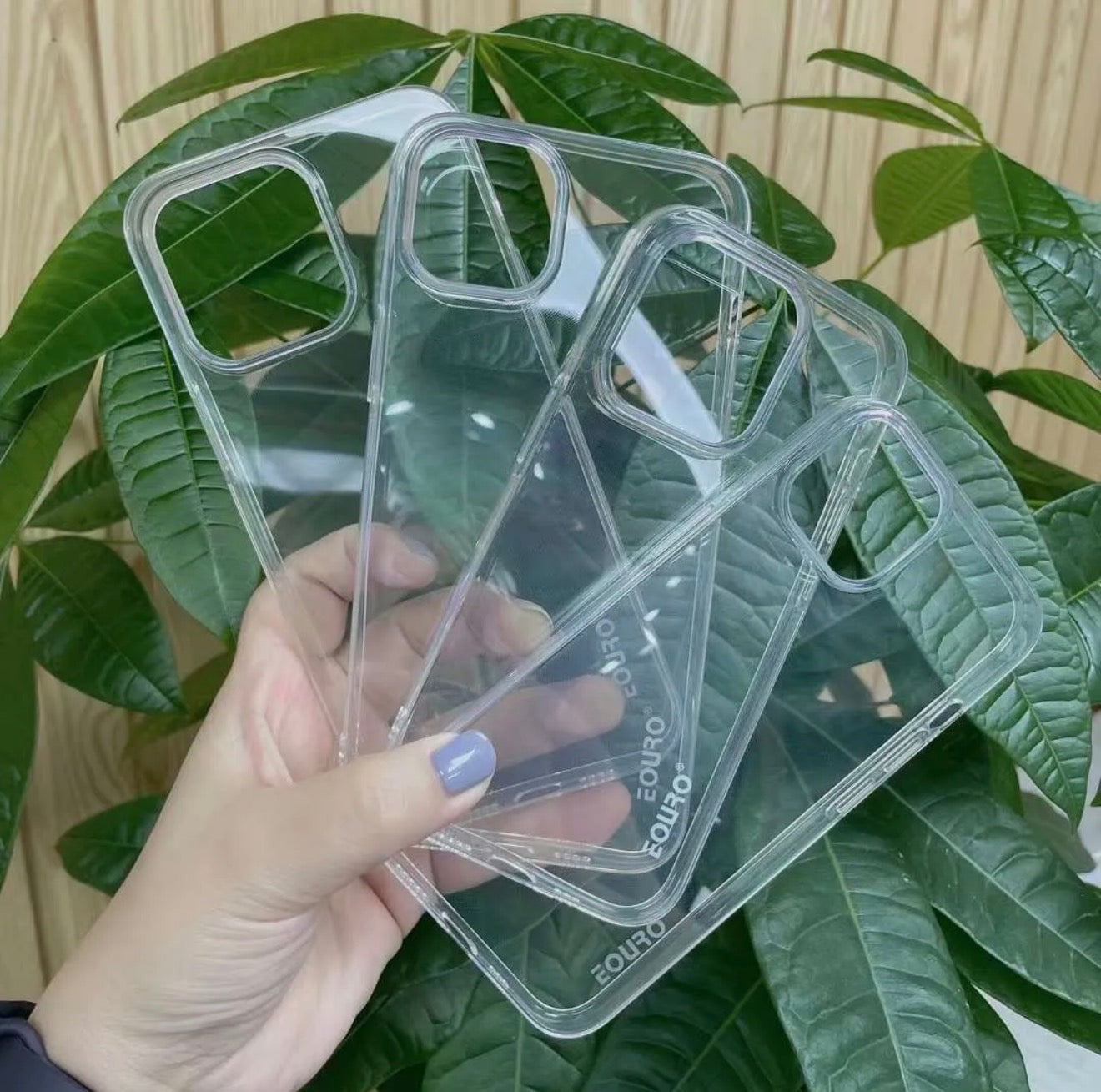 Euro Protective Anti-Drop Transparent Case – Compatible with iPhone Models