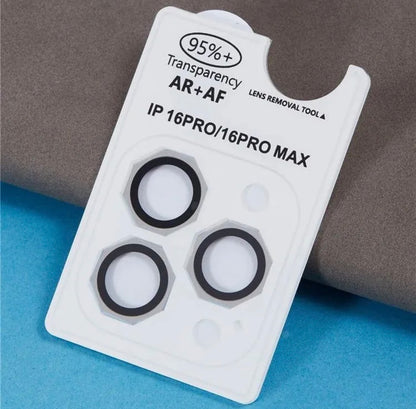 Camera Lens Protection Ring Film with Metal Frame Protector—
For apple iPhone mobiles 12 Pro Max, 13 Pro/13 Pro Max, 16/16 Pro/16 Pro Max, 14/14 Pro Max and 15/15 Pro Max.