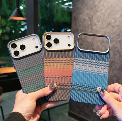 Ultra Strong Magnets Carbon Fibre Pattern Phone Case for iPhone  17 Pro Max Magnetic Wireless Charging Shockproof Protect Cover